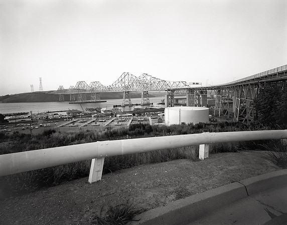 Late Afternoon, Carquinez Bridges, Crockett, CA  1979
