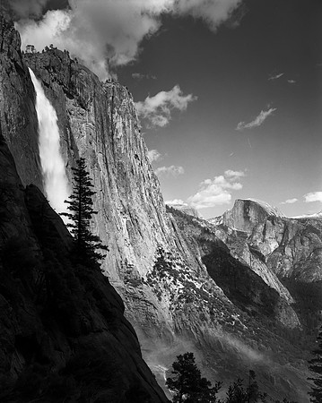 Upper Yosemite Falls and Rainbow, Yosemite National Park, California  1979