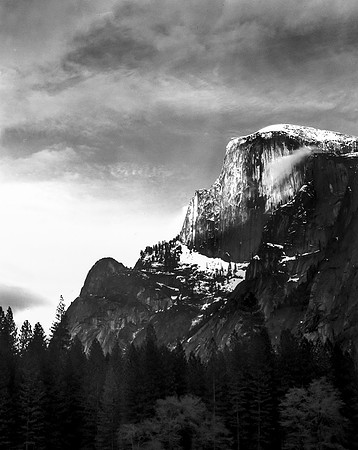 Half Dome, Merced RIver, Yosemite National Park, California  ca.1980