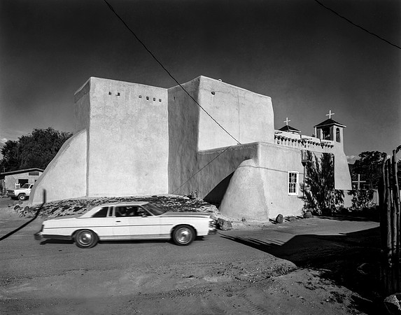 Checking Out the Tourist, San Francisco de Asis Church, Rancho de Taos, New Mexico, 1989