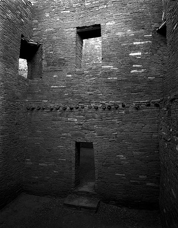 Masonry Openings, Pueblo Bonito, Chaco Culture National Park, New Mexico, 1989