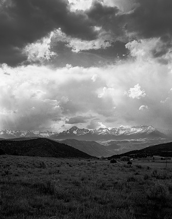 Looking Towards La Plata Peak from Ridgeway, Colorado, 1989